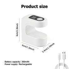 Portable Mini Nail Dryer Lamp, USB Rechargeable Nail Gel Curing Light, For Gel Polish & Nail Art, Suitable For Home DIY