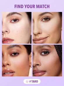 SHEGLAM Insta-Ready Face & Under Eye Setting Powder Duo-Taro Oil-Control Poreless Flawless Full Coverage Lightweight Pressed Powder Loose Setting Powder Purple Brightening Smoother-Looking Setting Powder Face Makeup Brand Beauty Makeup Face Paint Cosmetic