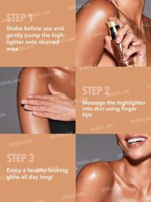 SHEGLAM Sunkissed Body Highlighter-Eros Liquid Highlighter Liquid Shimmer Long Wear Brightening Glow Body Highlighter Brand Beauty Makeup Face Paint Cosmetic For Women Girls Perfect For Fall Winter Ideal For Y2K Fancy Fashion Suitable For Birthday Christm