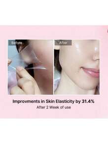 Collagen Overnight Wrapping Peel Off Facial Mask Pack - Elasticity & Hydration Care, Reduces Sagging & Dullness - Hydrolyzed Collagen For Glowing Skin - Korean Skin Care, Face Masks Skincare