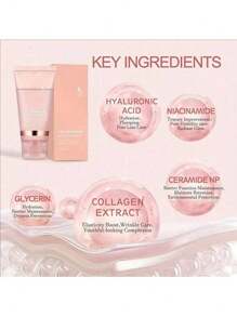 Collagen Overnight Wrapping Peel Off Facial Mask Pack - Elasticity & Hydration Care, Reduces Sagging & Dullness - Hydrolyzed Collagen For Glowing Skin - Korean Skin Care, Face Masks Skincare