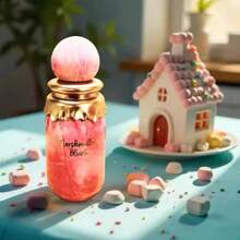 Paris Corner Marshmallow Blush Women's Perfume - Alcohol-Free Floral Scent, Liquid Perfume With 3-5% Concentration, Elegant Pink & Golden Design For Daily Wear, Work, Dates, Valentine's Day Gift, Travel Perfume Bottle