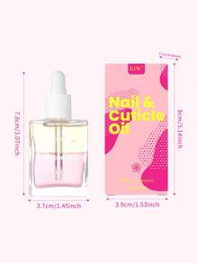 Cherry Blossom Double-Layer Cuticle Oil - 0.5 Fl.Oz. | Nourishing Formula With Delicate Fragrance | Ideal For Nail & Cuticle Care | Deep Nourishment, Fast Absorption, Long-Lasting Moisture | Enhances Nail Health & Gloss