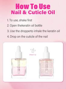 Cherry Blossom Double-Layer Cuticle Oil - 0.5 Fl.Oz. | Nourishing Formula With Delicate Fragrance | Ideal For Nail & Cuticle Care | Deep Nourishment, Fast Absorption, Long-Lasting Moisture | Enhances Nail Health & Gloss