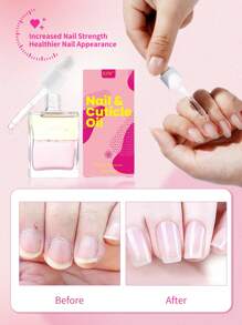 Cherry Blossom Double-Layer Cuticle Oil - 0.5 Fl.Oz. | Nourishing Formula With Delicate Fragrance | Ideal For Nail & Cuticle Care | Deep Nourishment, Fast Absorption, Long-Lasting Moisture | Enhances Nail Health & Gloss