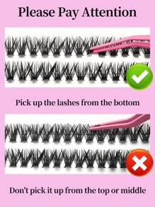 Lash Extension Kit 40D Lash 200pcs Clusters Kit Lash Bond And Seal Waterproof Individual Lashes Kit DIY Lash Extension Kit Lash Tweezers Eyelash Extension Kit (Set 40D-0.07D-9-16Mix) Lash Clusters Kit,Lashes,Eyelashes,Fake Lashes