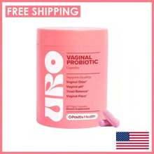 URO URO O Vaginal Probiotics For Women PH Balance With Prebiotics - 60 Count