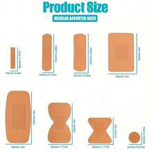 80 PE Soft Rubber Bandages, Waterproof And Breathable, Multi-Layer Waterproof And Breathable With Padding For Wound Care, Multipack, Includes Knuckle Bandages For Emergency Kit Bag