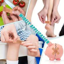 80 PE Soft Rubber Bandages, Waterproof And Breathable, Multi-Layer Waterproof And Breathable With Padding For Wound Care, Multipack, Includes Knuckle Bandages For Emergency Kit Bag