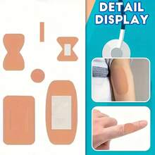 80 PE Soft Rubber Bandages, Waterproof And Breathable, Multi-Layer Waterproof And Breathable With Padding For Wound Care, Multipack, Includes Knuckle Bandages For Emergency Kit Bag