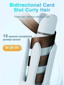 Automatic Curling Iron, Hair Curler Wand Rotating, 4 Adjustable Temperature Levels, Fast Self Spinning Styling, Quick Heating, 28mm Large Wave Curls Suitable For Slouchy People, Easy To Use