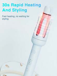 Automatic Curling Iron, Hair Curler Wand Rotating, 4 Adjustable Temperature Levels, Fast Self Spinning Styling, Quick Heating, 28mm Large Wave Curls Suitable For Slouchy People, Easy To Use