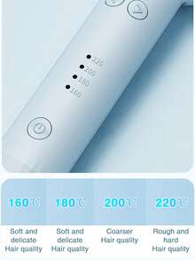 Automatic Curling Iron, Hair Curler Wand Rotating, 4 Adjustable Temperature Levels, Fast Self Spinning Styling, Quick Heating, 28mm Large Wave Curls Suitable For Slouchy People, Easy To Use