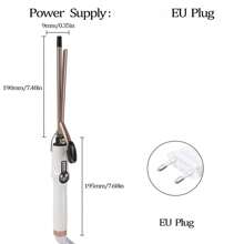 ShenFire Single Barrel 9mm White Hair Curling Iron