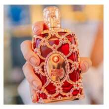 Red Royal Amber Perfume, A Luxurious And Mysterious Oriental Flower Fragrance, Is Versatile For Men And Women, Lasting, Essential For Dating, And Elegant Red Gold Bottle Design. It Is A Surprise Gift For Men And Women