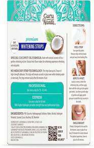 GuruNanda Teeth Whitening Strips - 7-Day Treatment With Non-Slip, Dry Strip Technology - Whitening Designed With Care For A Brighter Smile