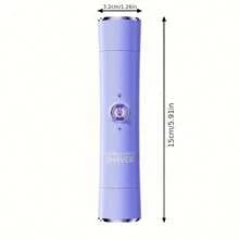 2-In-1 Electric Shaver, Suitable For Women - Dual Head Bikini Trimmer, Wet & Dry Use, Cordless Rechargeable Painless Hair Remover For Bikini, Eyebrows, Underarms And Face - Gentle Beige Friendly, Painless, Portable, USB Charging, Lithium Battery, Ergonomi