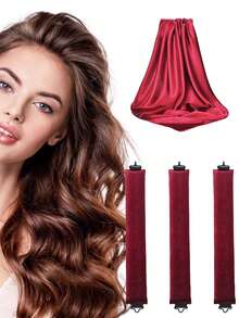 4/5 Piece Set Of Women's Curling Tools, Silky And Supple Heat-Free Curling Hair Set, Including Curling Iron And Electric Curling Iron, Suitable For Sleeping, High Resilience Rubber Filling, Softer And More Durable, Easy To Create Curly Hair, A Must-Have F