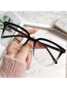3pcs Blue Light Blocking Glasses - Fashion Square Fake Eyeglasses, Anti Ray Computer Gaming Glasses, Blue Blockers Glasses For Women/Men
