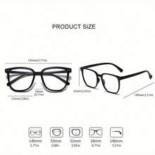 3pcs Blue Light Blocking Glasses - Fashion Square Fake Eyeglasses, Anti Ray Computer Gaming Glasses, Blue Blockers Glasses For Women/Men