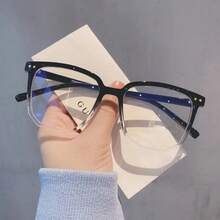 3pcs Blue Light Blocking Glasses - Fashion Square Fake Eyeglasses, Anti Ray Computer Gaming Glasses, Blue Blockers Glasses For Women/Men