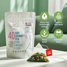 MULITTEA GoGo GreenPeople 40-Day Herbal Tea For Women (40 Bags, 4.2oz/120g) – With Lotus Leaf/Winter Melon/Cassia Seed, Supports Weight Loss Support/Skin/Gut/Metabolism