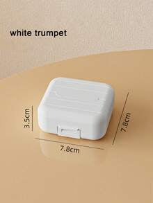 1pc 7-Compartment Portable Travel Mini Pill Case, Waterproof Moisture-Proof Pill Storage Container, Suitable For Storing Medication, Rings And Other Small Items