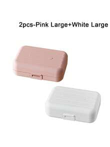 1pc 7-Compartment Portable Travel Mini Pill Case, Waterproof Moisture-Proof Pill Storage Container, Suitable For Storing Medication, Rings And Other Small Items