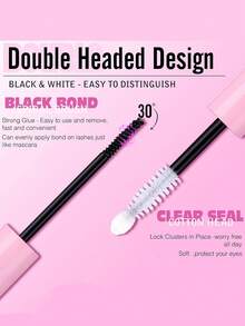 144 PCS D Curl Natural Lash Extension Kit Lash Clusters Kit Wispy Eyelash Extensions 9-12MM Individual Lashes Extensions With Bond And Seal Lash Glue And Eyelash Extension Tweezers DIY At Home Lash Clusters Kit,Lashes,Eyelashes,Fake Lashes