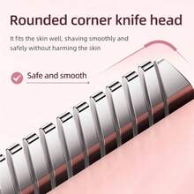 2-In-1 Electric Shaver, Suitable For Women - Dual Head Bikini Trimmer, Wet & Dry Use, Cordless Rechargeable Painless Hair Remover For Bikini, Eyebrows, Underarms And Face - Gentle Beige Friendly, Painless, Portable, USB Charging, Lithium Battery, Ergonomi