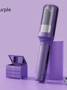 LEATVOOK Cortador De Pelo Inalámbrico, Recortador Automático De Puntas Abiertas, Carga Tipo C, Cortapuntas Eléctrico Multifuncional, Corta Las Puntas Abiertas Y Dañadas Sin Afectar La Calidad Del Cabello, Operación Con Un Solo Botón, Herramienta Portátil