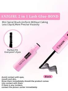 3PCS/2PCS/1pc Bond And Seal, Bond 5ml And Seal 5ml, Lash Glue Strong Hold Lash Cluster Glue 2 In 1 Lash Bond And Seal Long Lasting Cluster Lash Glue All Day Wear 2 In 1 Eyelash Bond And Seal For DIY Lash Extensions Lash Glue, Eyelash Glue