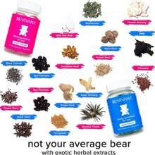 BEARVANA Berry Gummies - Herbal Multivitamins &Fitness Support For Women | All-In-One Daily Nutrition | 2 Pack Value|Free Shipping