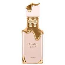 Lattafa Eclaire Eau De Parfum For Women – 3.4 Oz | Sweet Gourmand Floral Scent With Caramel, Vanilla & Musk, Long Lasting Indulgent Fragrance
