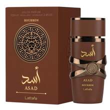 Lattafa Asad Bourbon Eau De Parfum Spray 3.4 Oz / 100 Ml (Unisex) | Pink Pepper, Cacao & Vanilla Bourbon, Warm Amber Spicy Long Lasting Fragrance