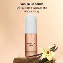 Ladies' Perfume Spray, Coconut Vanilla Scent Light Long-Lasting Fragrance Hair/Body Mist Travel Size 1.7fl.Oz Suitable For Daily Use Vacation Party Ideal Gift To Girlfriend And Mom Birthday Mother's Day Present, Mini Perfume Set For Women, Vanilla Perfume