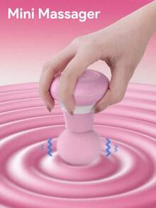 New Mini Massager Muscle Relaxation Fascia Gun Home Vibration Massage Instrument Mini Convenience Jiefascial Apparatus 300mAh Portable Mini Electric Massager, USB Rechargeable, Suitable For Body, Back, Neck, And Waist Massage, Ultra-Lightweight