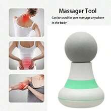 New Mini Massager Muscle Relaxation Fascia Gun Home Vibration Massage Instrument Mini Convenience Jiefascial Apparatus 300mAh Portable Mini Electric Massager, USB Rechargeable, Suitable For Body, Back, Neck, And Waist Massage, Ultra-Lightweight