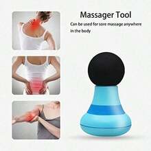 New Mini Massager Muscle Relaxation Fascia Gun Home Vibration Massage Instrument Mini Convenience Jiefascial Apparatus 300mAh Portable Mini Electric Massager, USB Rechargeable, Suitable For Body, Back, Neck, And Waist Massage, Ultra-Lightweight