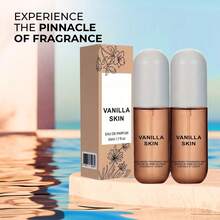 Ladies' Perfume Spray, Coconut Vanilla Scent Light Long-Lasting Fragrance Hair/Body Mist Travel Size 1.7fl.Oz Suitable For Daily Use Vacation Party Ideal Gift To Girlfriend And Mom Birthday Mother's Day Present, Mini Perfume Set For Women, Vanilla Perfume