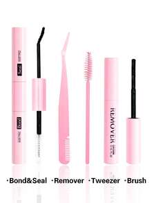Lash Extension Kit 40D Lash 200pcs Clusters Kit Lash Bond And Seal Waterproof Individual Lashes Kit DIY Lash Extension Kit Lash Tweezers Eyelash Extension Kit (Set 40D-0.07D-9-16Mix) Lash Clusters Kit,Lashes,Eyelashes,Fake Lashes