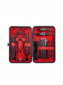 Manicure Set Professional Pedicure Kit Nail Clippers Kit - Nail Care Tools - Grooming Kit With Luxurious Upgraded Travel Case