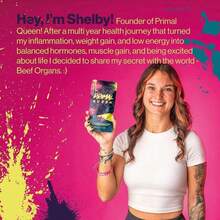 Female-Optimized Beef Organ Superfood Supplement (Beef Liver, Kidney, Heart, & 3 More) - 100% Grass Fed, Pasture Raised Cattle - Women Balance, Energy, & More For Women