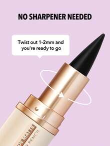 SHEGLAM Ez Glide Matte Eyeliner Pencil Highly Pigmented Black Smoky Eyes Matte Eyeliner Pencil Smudge-Proof Long-Lasting Ultra-Fine  Eyeliner Blendable Smooth Cat Eye Eye Make Up Black Eyeliner Henna Brand Beauty Makeup Face Paint Cosmetic For Women Girls