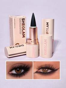 SHEGLAM Ez Glide Matte Eyeliner Pencil Highly Pigmented Black Smoky Eyes Matte Eyeliner Pencil Smudge-Proof Long-Lasting Ultra-Fine  Eyeliner Blendable Smooth Cat Eye Eye Make Up Black Eyeliner Henna Brand Beauty Makeup Face Paint Cosmetic For Women Girls