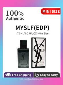 YSL Men's Myslf Eau De Parfum Splash Perfume 7.5ml/ 0.25 Fl.Oz Fragrances Mini Travel Size EDP