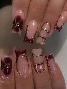 Fashion Manicure Random Delivery!Elevate Your Style With, 24Pcs For Women And Girls, Daily Life And Party Use Nail Supplies Nails