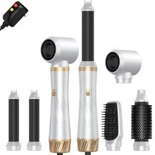 ATOPSKINS 5-In-1 Hot Air Styler & Dryer By - Ionic Hair Enhancer, Detachable Structure, Touch, Fluffy Finish, For Wet/Dry Hair