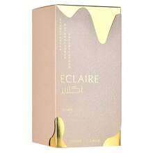 Lattafa Eclaire Eau De Parfum 3.4 Oz / 100 Ml | Long-Lasting Sweet Gourmand Perfume For Women | Vanilla, Caramel, Milk & White Floral Fragrance