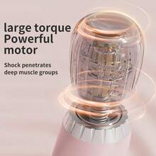 Portable Handheld Massager, USB Rechargeable Relaxation Massager, Soothes The Neck, Back, Thighs, And Waist, With Foot Vibration Relaxation, Suitable For Office Workers And Busy Professionals.